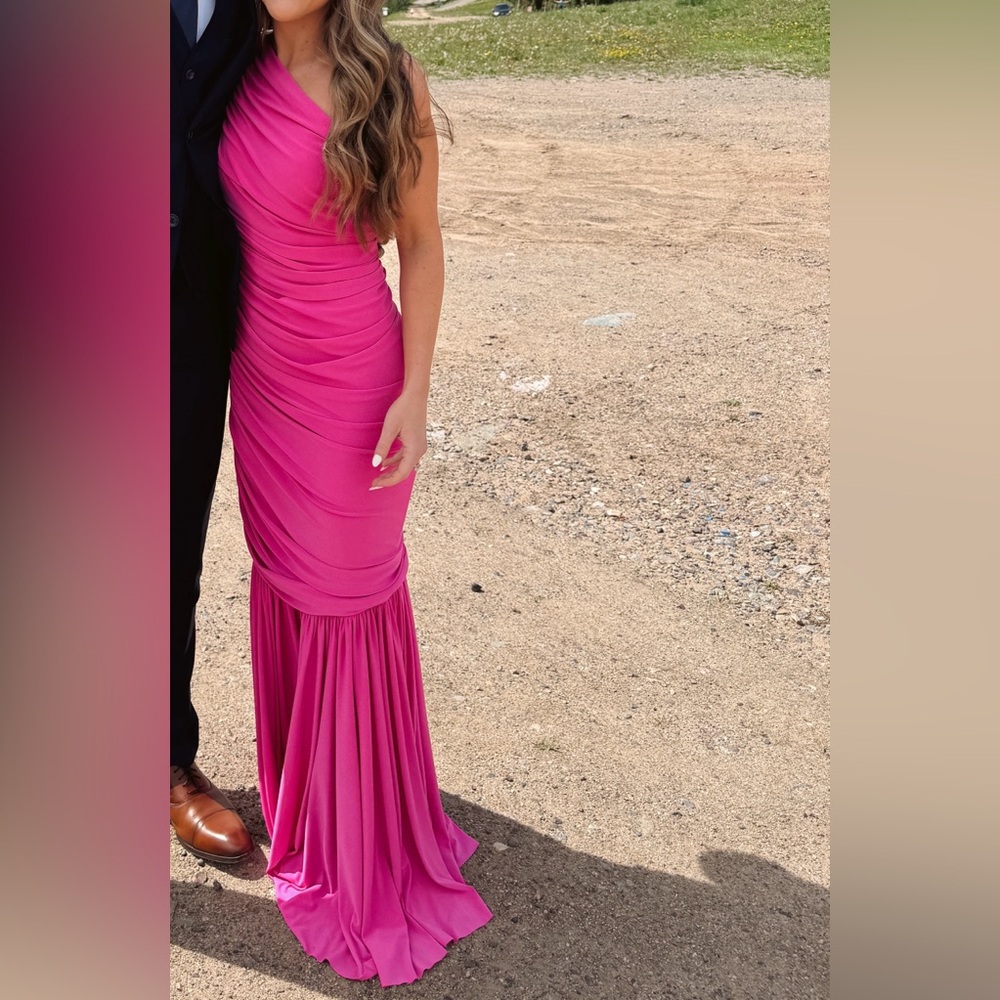 Normal Kamal Hot Pink Gown